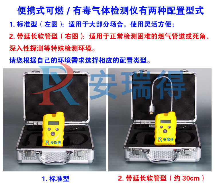 便携式可燃气体检测仪适用于各种环境